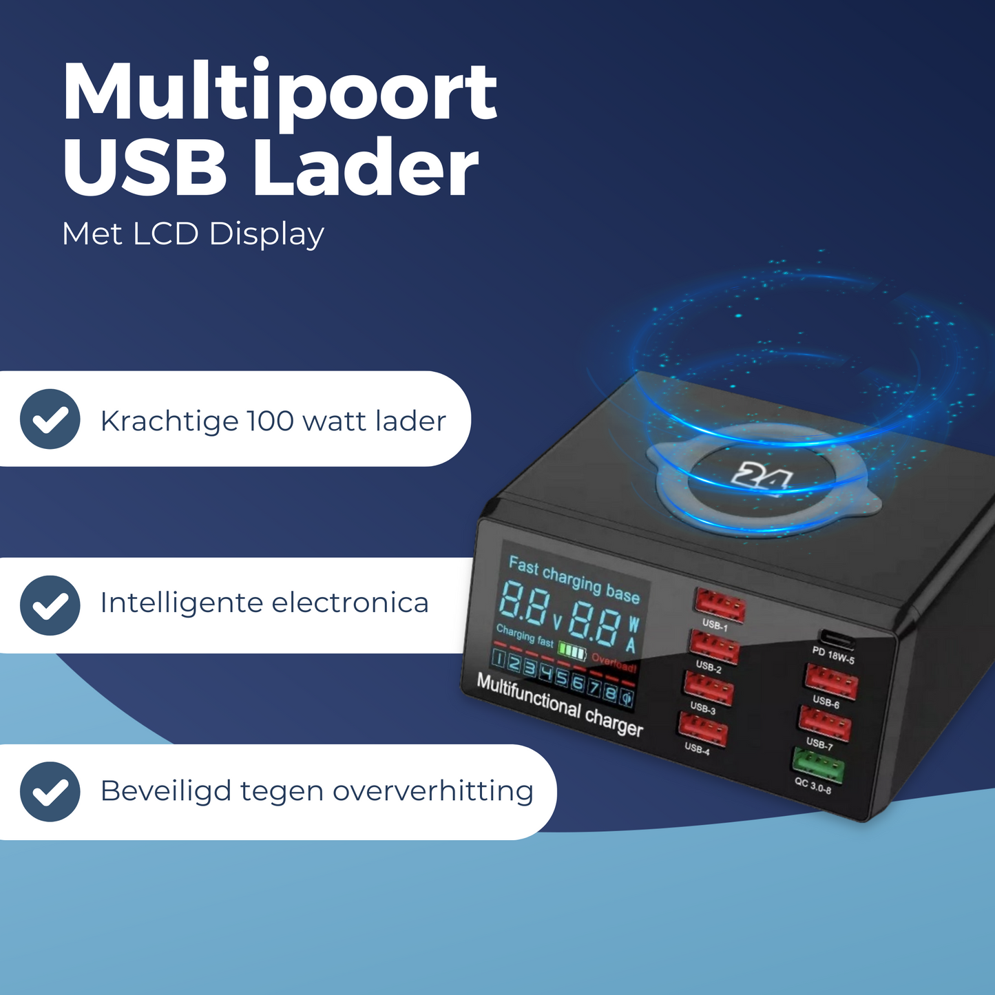 Activ24 8-poort USB multilader