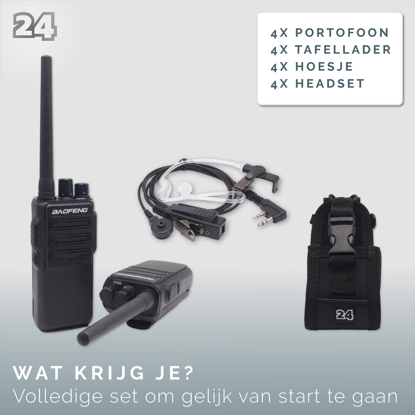 Activ24 set van 4x Baofeng BF-1904