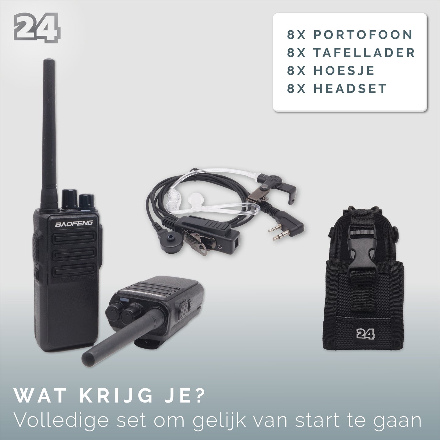 Activ24 set van 8x baofeng BF1904