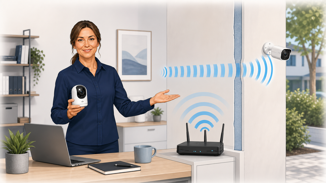 Activ24-adviseur legt de verbinding van een dual-band wifi-camera uit