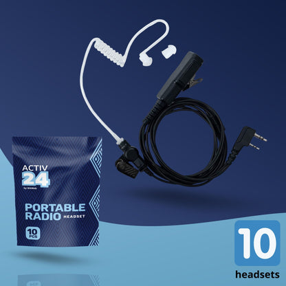 Activ24 Set van 10x Tube headsets K-type