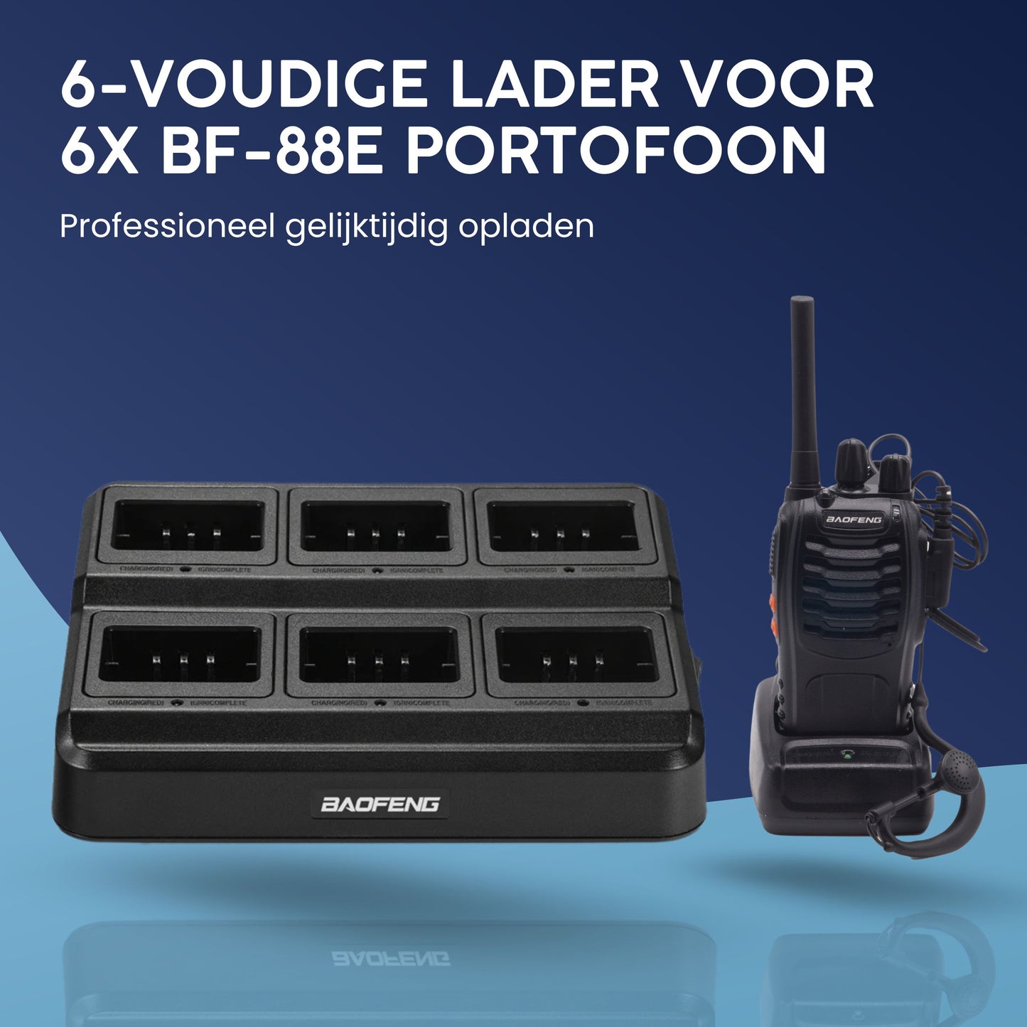 6-voudige lader voor BF-88E