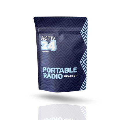 Activ24® - Premium headset voor portofoons - 2 pins K-type